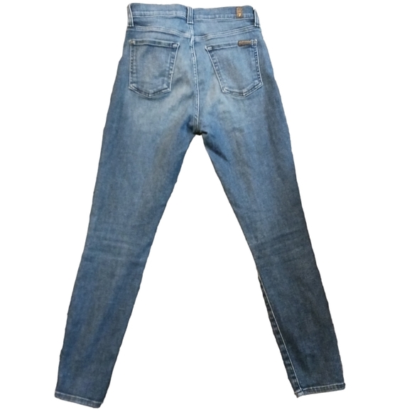 7 For All Mankind Jeans Guinevere High Waist Ankle Jeans - Picture 4 of 9